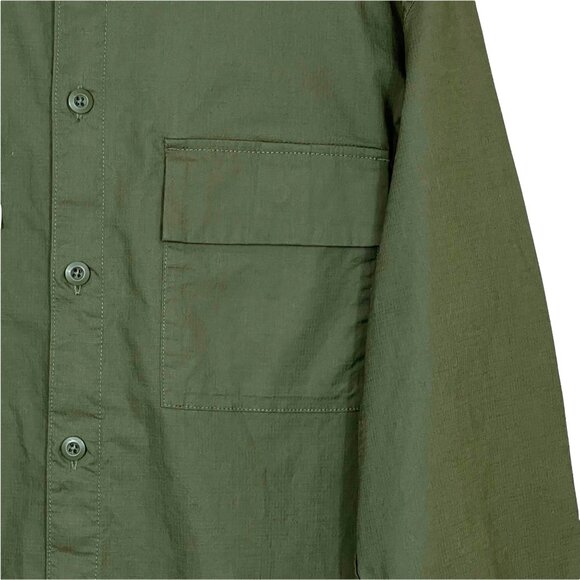 Old Navy Built-In-Flex Moisture Wicking Shirt Men’s Large Green - Picture 7 of 14